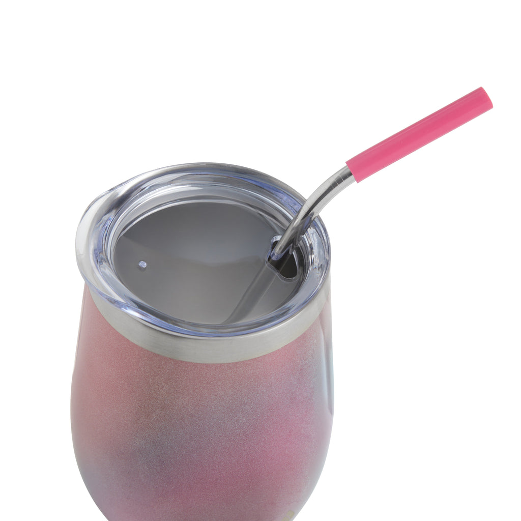 17 oz Straw Wine Tumbler