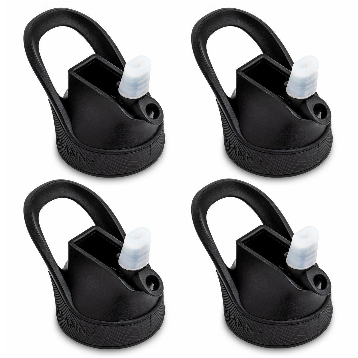 4-Piece Replacement Lid Set for Rezi Bottle Collection